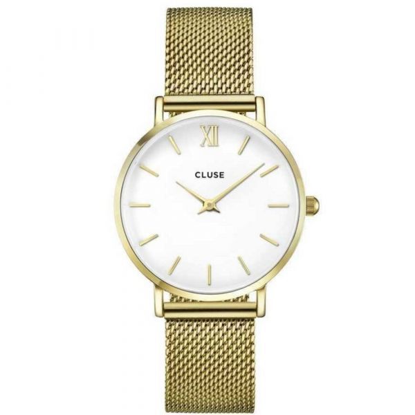 CLUSE | Minuit - Mesh Goud/Wit